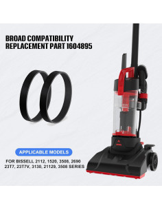 Correa de Aspiradora Bissell 1604895 - 2 Piezas Compatible 2