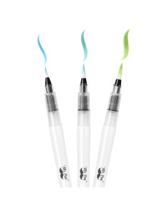 Marcadores de Pincel Acuarelables Mr. Pen Set de 3 Multicolor