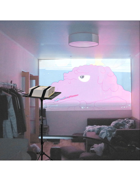 Soporte de Proyector Sutekus Ajustable 54-119 cm con Bandeja Dividida