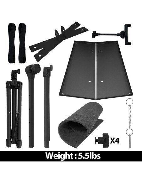 Soporte de Proyector Sutekus Ajustable 54-119 cm con Bandeja Dividida