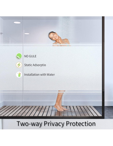 Película de Ventana Esmerilada xiawei 44.5cm x 200cm con Herramientas