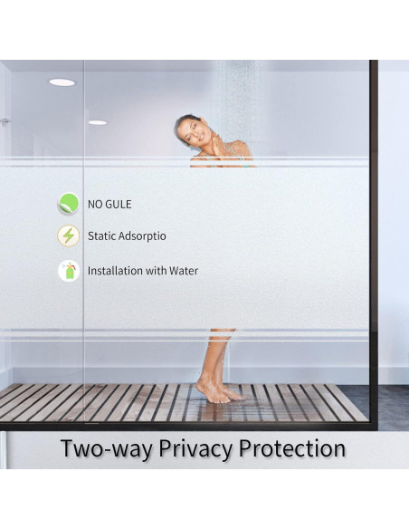 Película de Ventana Esmerilada xiawei 44.5cm x 200cm con Herramientas