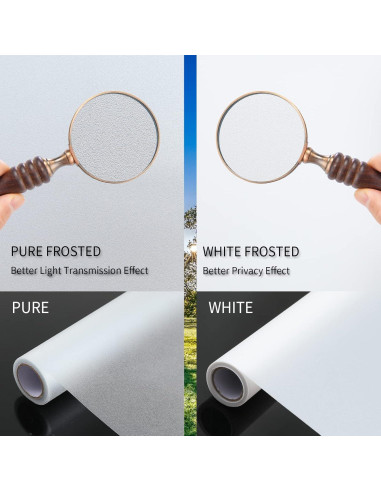 Película de Ventana Esmerilada xiawei 44.5cm x 200cm con Herramientas