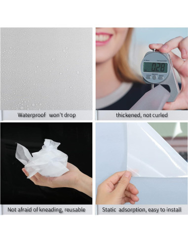 Película de Ventana Esmerilada xiawei 44.5cm x 200cm con Herramientas