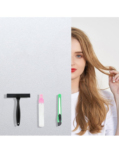 Película de Ventana Esmerilada xiawei 44.5cm x 200cm con Herramientas