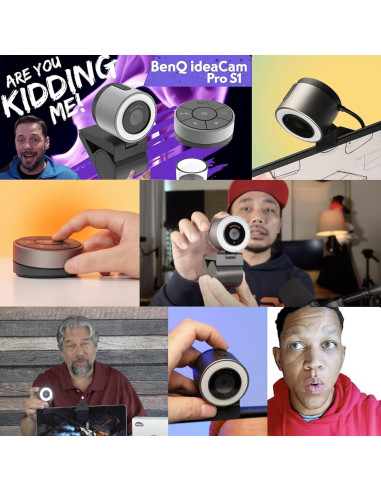 Webcam BenQ ideaCam S1 Plus con Lente Macro 15X y Luz