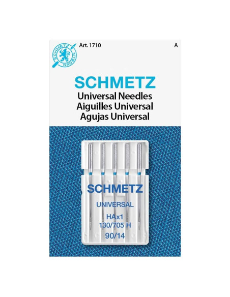 Agujas de Máquina de Coser Universales Schmetz 90/14 - 5 Piezas