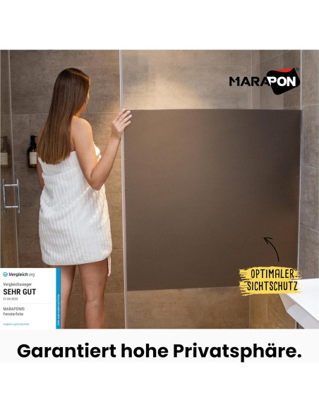 Película de Ventana Opaca MARAPON Antracita 30x200 cm