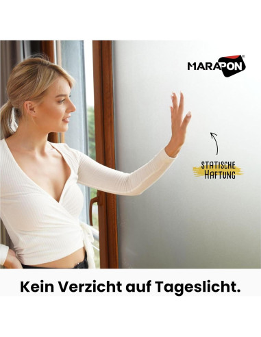 Película de Ventana Opaca MARAPON Antracita 30x200 cm