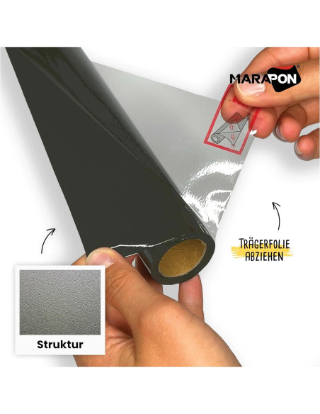 Película de Ventana Opaca MARAPON Antracita 30x200 cm