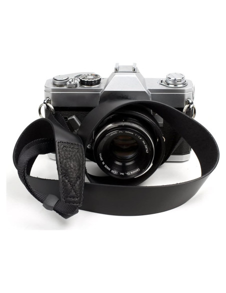Correa de Hombro para Cámara CANPIS de Cuero Negro