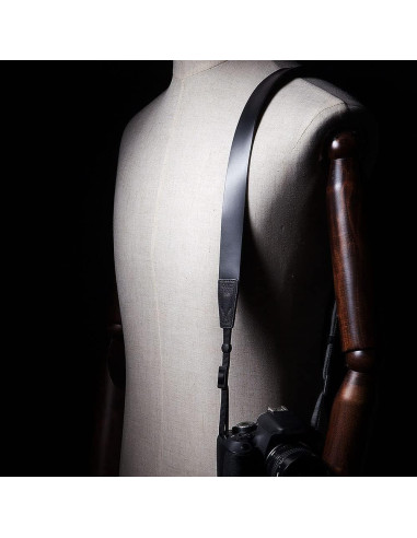 Correa de Hombro para Cámara CANPIS de Cuero Negro