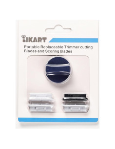 Kit de cuchillas de repuesto Likart 4 piezas azul para cortador
