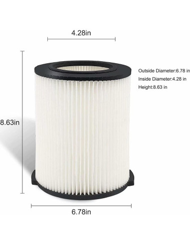 Filtro VF4000 MZY LLC para Aspiradoras Ridgid y Husky