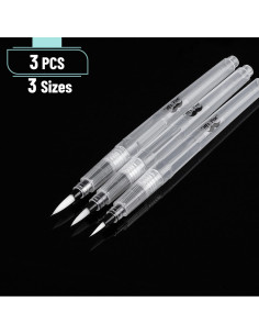 Marcadores de Pincel Acuarelables Mr. Pen Set de 3 Multicolor 2
