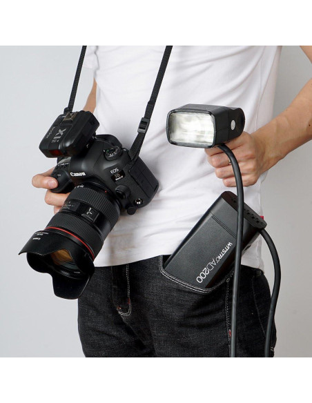 Cabezal de Flash Godox EC200 200W con Cable de 2M