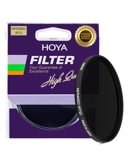 Filtro Infrarrojo Hoya R72 46mm para Cámara - Efectos Creativos