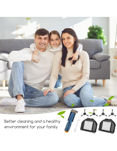 Piezas de Repuesto para Aspiradora Shark AV2310AE - 1 Cepillo, 2 Filtros HEPA