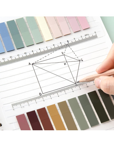 Pestañas Adhesivas Morandi 1200 Pcs AccEncyc 4.39x1.09 cm