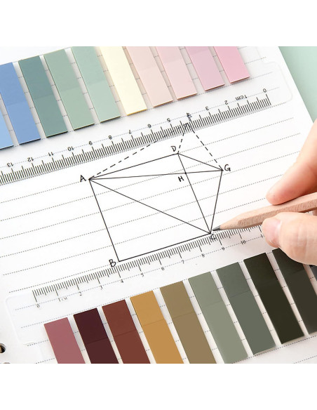 Pestañas Adhesivas Morandi 1200 Pcs AccEncyc 4.39x1.09 cm