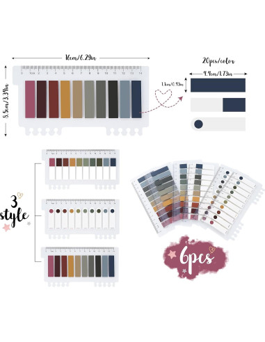 1200 Pestañas Adhesivas Agoer - Marcadores de Página Coloridos