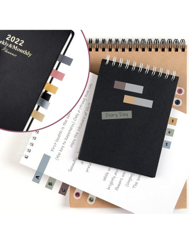 1200 Pestañas Adhesivas Agoer - Marcadores de Página Coloridos