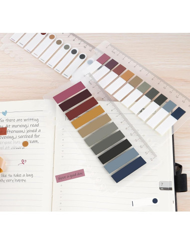 1200 Pestañas Adhesivas Agoer - Marcadores de Página Coloridos