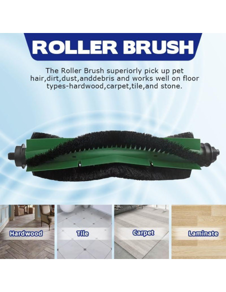 5 Piezas de Cepillos y Filtro para Aspiradora Robot Haozhifeng Y0112