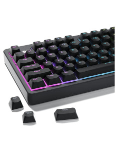 Conjunto de Teclas Negras PBT Brillantes GMKWTL 117 Unidades