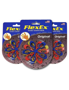 Ejercitador de Manos FlexEx - Paquete Triple Resistencia
