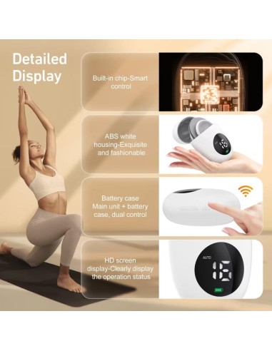 Masajeador Portátil TENS OSITO con Pantalla LCD y Carga