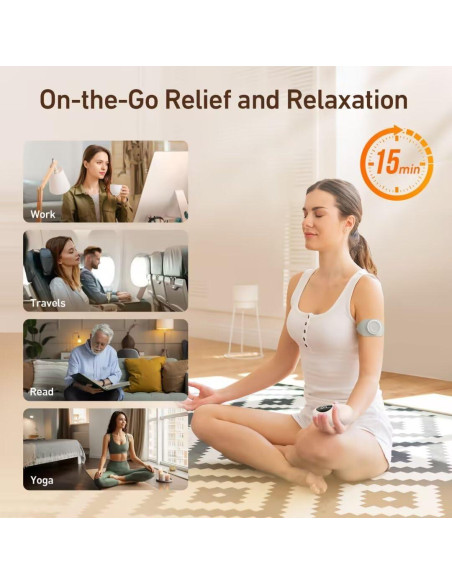 Masajeador Portátil TENS OSITO con Pantalla LCD y Carga