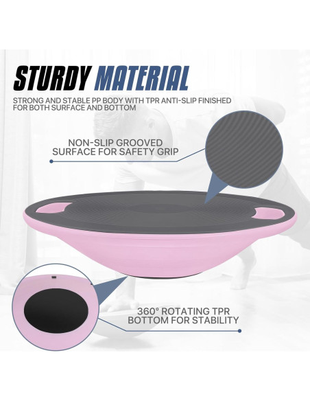 Tabla de Equilibrio MADOG para Adultos 39.37 cm Antideslizante