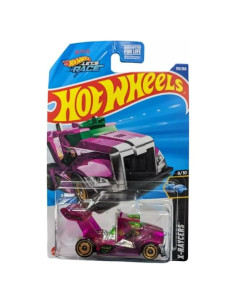 Hot Wheels Rig Storm Púrpura 1:64 Caza del Tesoro X-Raycers