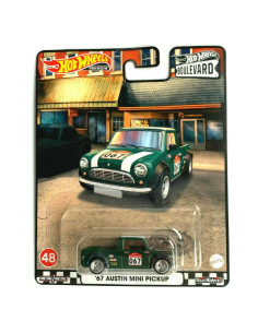 Hot Wheels Boulevard '67 Austin Mini Pickup Verde 1:64