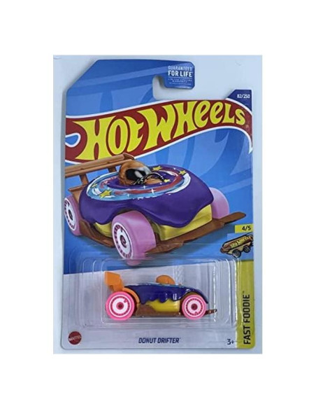 Coche de Juguete Hot Wheels Donut Drifter Púrpura 1:64
