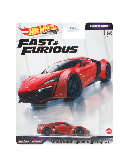 Hot Wheels Rápido y Furioso W Motors Lykan Hypersport 1:64