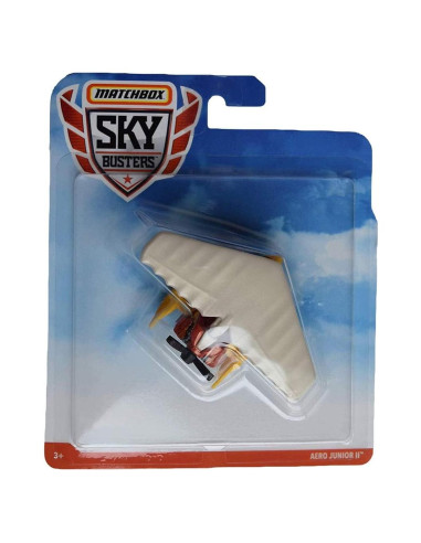 Avión de Juguete Matchbox Sky Busters Aero Junior II - Rojo/Blanco