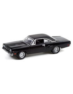 Modelo Diecast 1/64 Plymouth Road Runner 1970 Negro Brillante