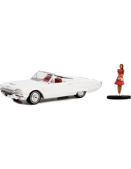 Modelo Coche 1965 Thunderbird Convertible Blanco Greenlight