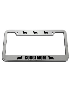 Marco de Placa de Licencia Metal Zinc Speedy Pros Cromo 30.5x15.2cm