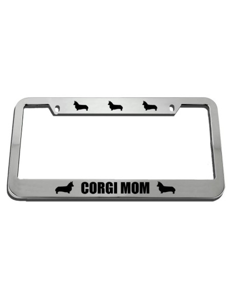 Marco de Placa de Licencia Metal Zinc Speedy Pros Cromo 30.5x15.2cm