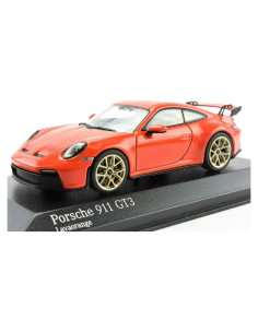 Minichamps Modelo Diecast 911 GT3 Naranja Lava 1:43