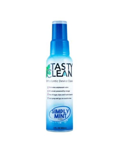 Limpiador Multiuso Tasty Clean Menta 60ml para Dentaduras y Retenedores