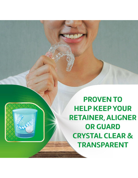 Tabletas Limpiadoras de Dentaduras Polident 84 Unidades