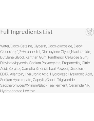 Limpiador Facial Hidratante Diario KAINE Kombu 161 ml - Piel Seca y Sensible