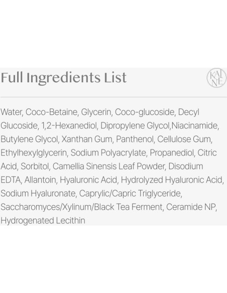 Limpiador Facial Hidratante Diario KAINE Kombu 161 ml - Piel Seca y Sensible