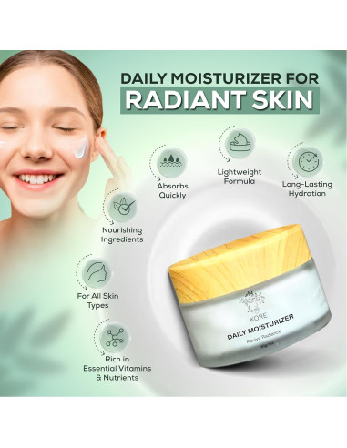 Kore Set de Cuidado de Piel Vegano - 3 Piezas con Limpiador, Tónico y Hidratante