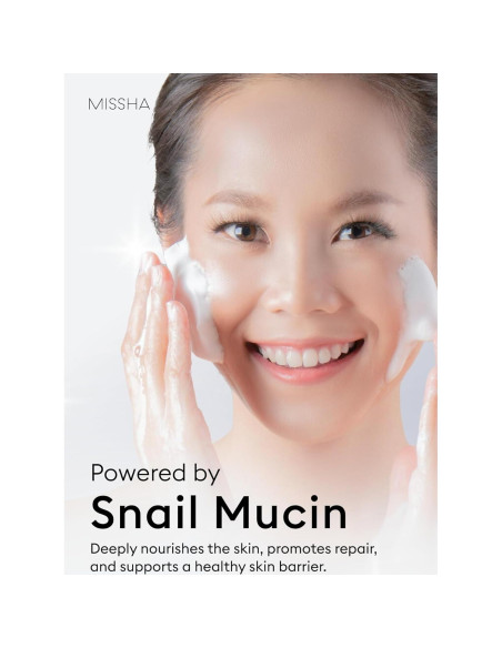 Limpiador Espumoso Facial MISSHA Caracol 100 ml - Hidratante