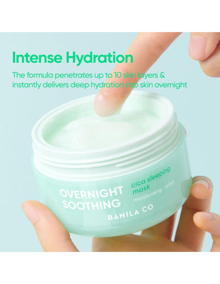 Mascarilla de Noche Calmante Banila Co 100ml - Cica y Panthenol